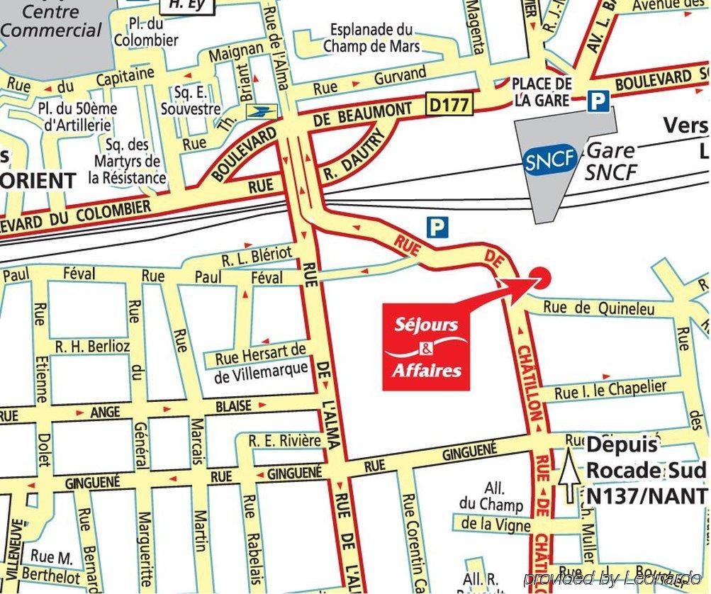 Aparthotel Sejours & Affaires Rennes De Bretagne Zewnętrze zdjęcie